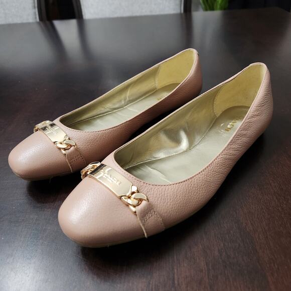 Coach Bianca Pink Ballet Flat Size 9 - Picture 2 of 7